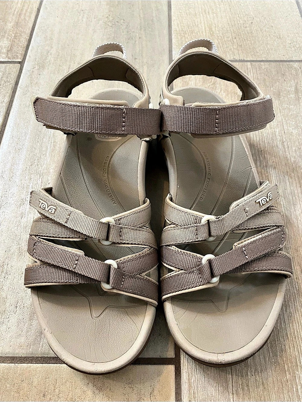 Teva Terra 5416 Women's Brown & Beige Sandals US 7.5